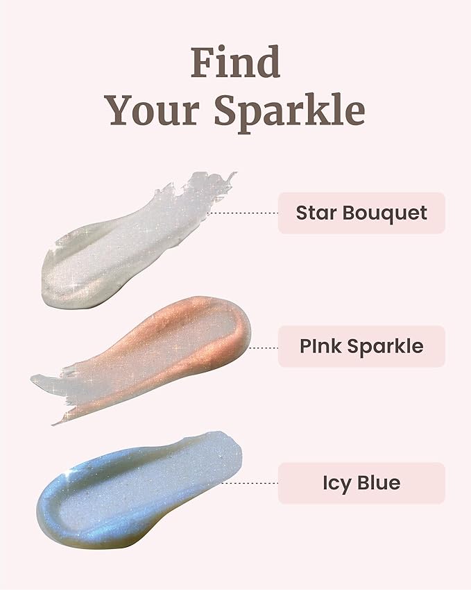 Glint Lipcerin (Star Bouquet, 0.5fl oz) - Long Lasting Hydrating lip gloss with Shea Butter for a Natural Looking, Korean Skin care. Ideal for Chapped, Dry, Cracked, or Damaged Lips.-Velvo Beauty