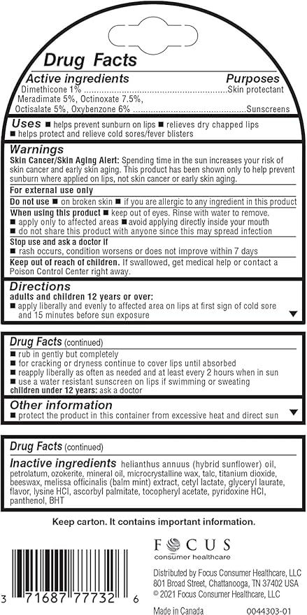 Herpecin L Lip Protectant SPF 30 0.10 oz ( Pack of 3)-Velvo Beauty