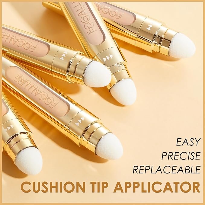FOCALLURE FIX CORRECTOR Concealer Stick, Full Coverage Concealer Makeup, Color Corrector for Dark Circles, Including Replaceable Applicator, YL02 CUSTARD-Velvo Beauty