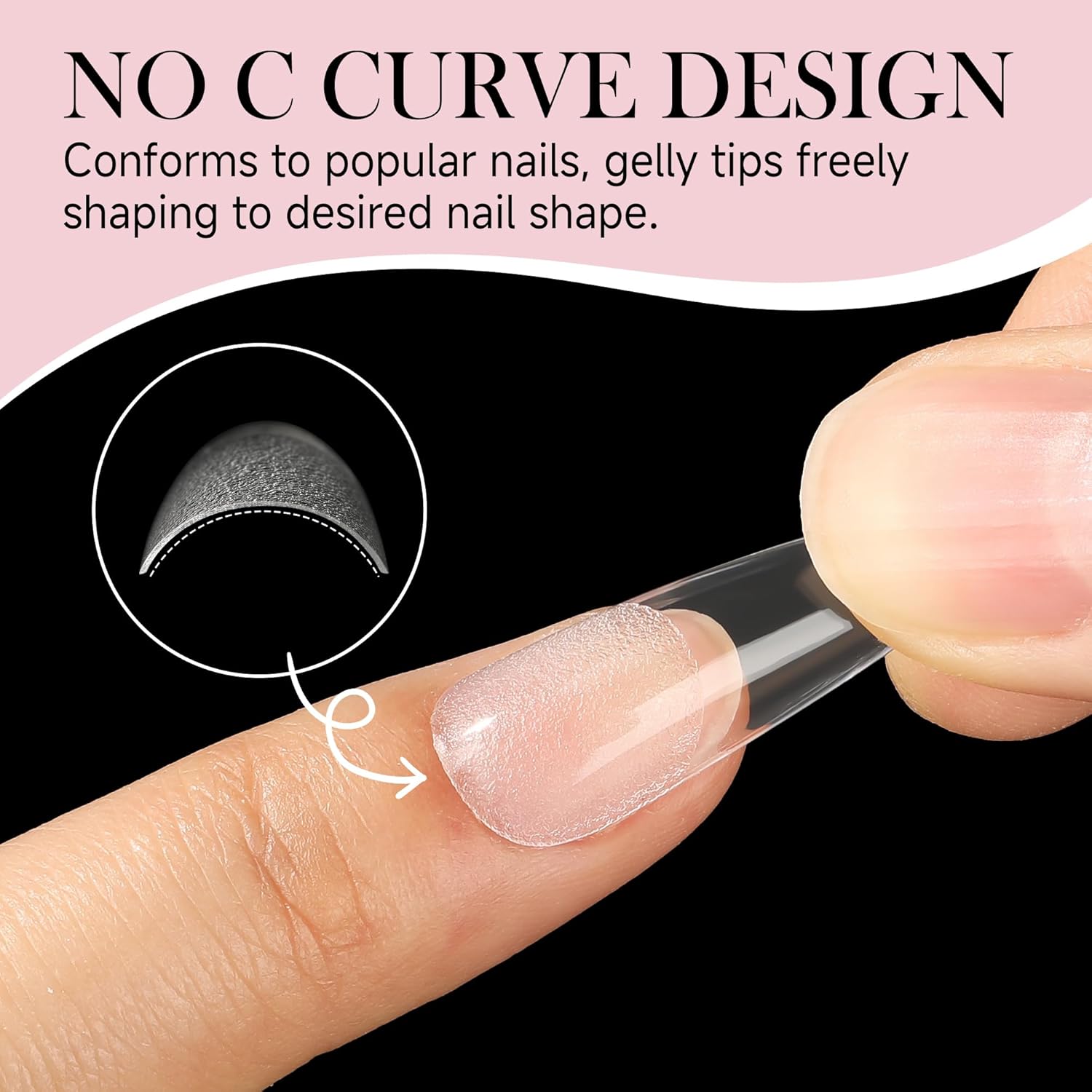 Long Coffin Nails Tips Full Cover Acrylic Nail Tips Pre-buff 240pcs Clear Coffin Fake Press On Nails No C Curve Easily DIY Art Nail Extensions Long-lasting, 12 Sizes Luckyfairy-Velvo Beauty