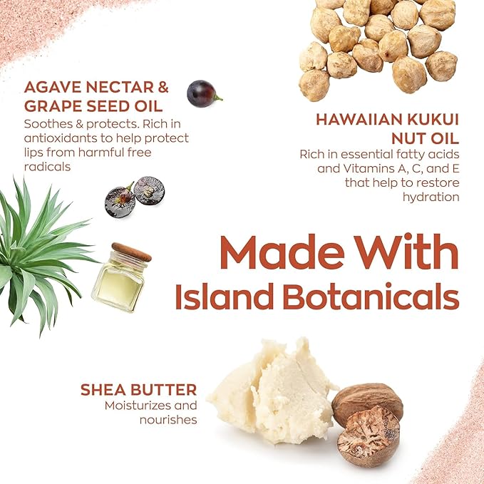 Hanalei Lip Treatment for Dry, Chapped Lips – Intensive Overnight Moisturizer with Kukui Oil, Shea Butter & Grapeseed Oil – Hydrating Balm for Healing Cracks – Clear Tint, Full-Size 15g – Cruelty-Free-Velvo Beauty