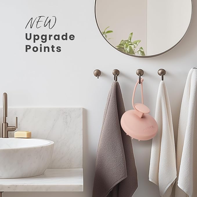 AIMIKE Scalp Massager - Silicone Shampoo Brush for Hair, Dandruff Removal & Hair Growth Stimulator - Exfoliator for Dry & Wet Scalp-Velvo Beauty