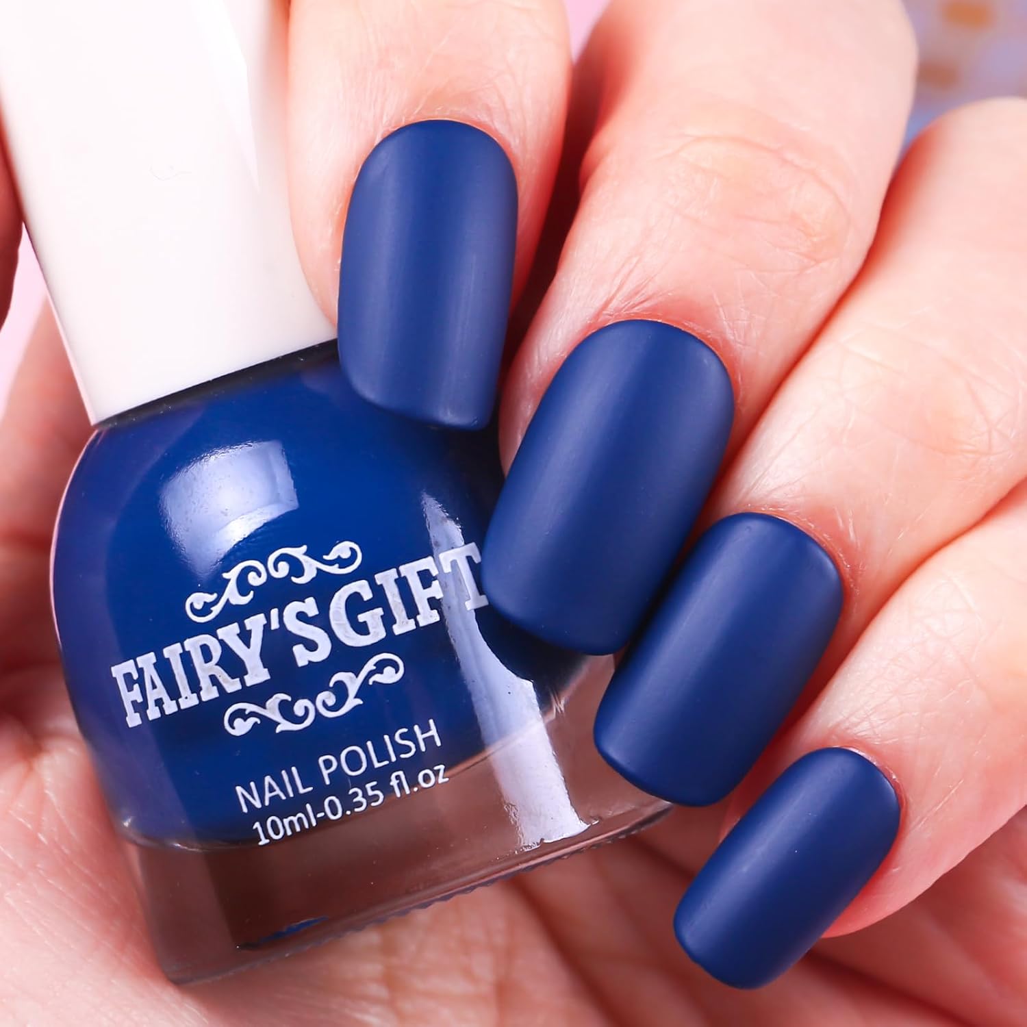 Major Dijit Matte Nail Polish Air Dry Nail Art Varnish (Navy Blue, 10 ML)-Velvo Beauty