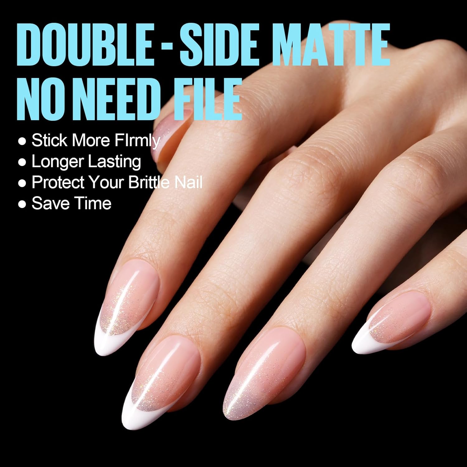 TOMICCA Medium Almond Nail Tips 15 Sizes 360pcs Full Cover Almond Fake Nails Soft Pre Shaped Gel Tips Acrylic Full Matte For Nail Extensions Home Diy Nail Salon-Velvo Beauty