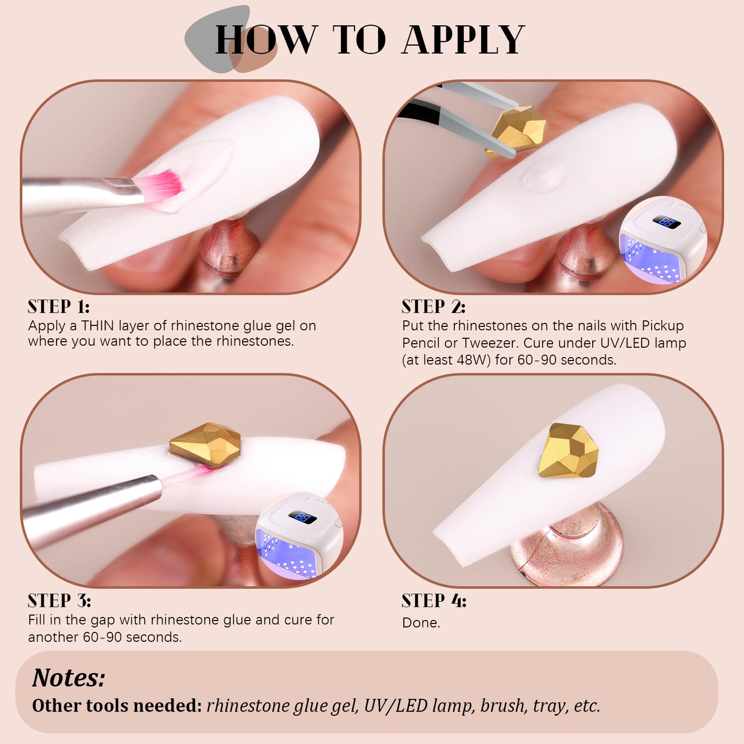 1680Pcs Mineral Gold Glass Nail Rhinestones 180Pcs Multi Shapes Flatback Nail Gems + 1500Pcs 1.5-4mm Round Crystal, Manicure Nail Charms Diamond Gemstones for Acrylic Nails Decoration-Velvo Beauty