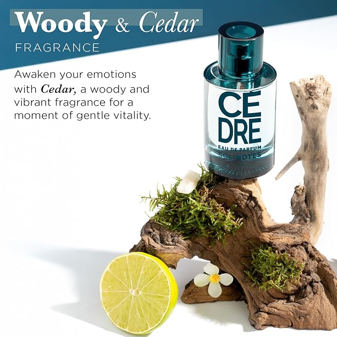 SOLINOTES Cedarwood Perfume for Men - Eau De Parfum | Refined Woody and Soothing Fragrance - Made in France - Vegan - 1.7 fl.oz-Velvo Beauty