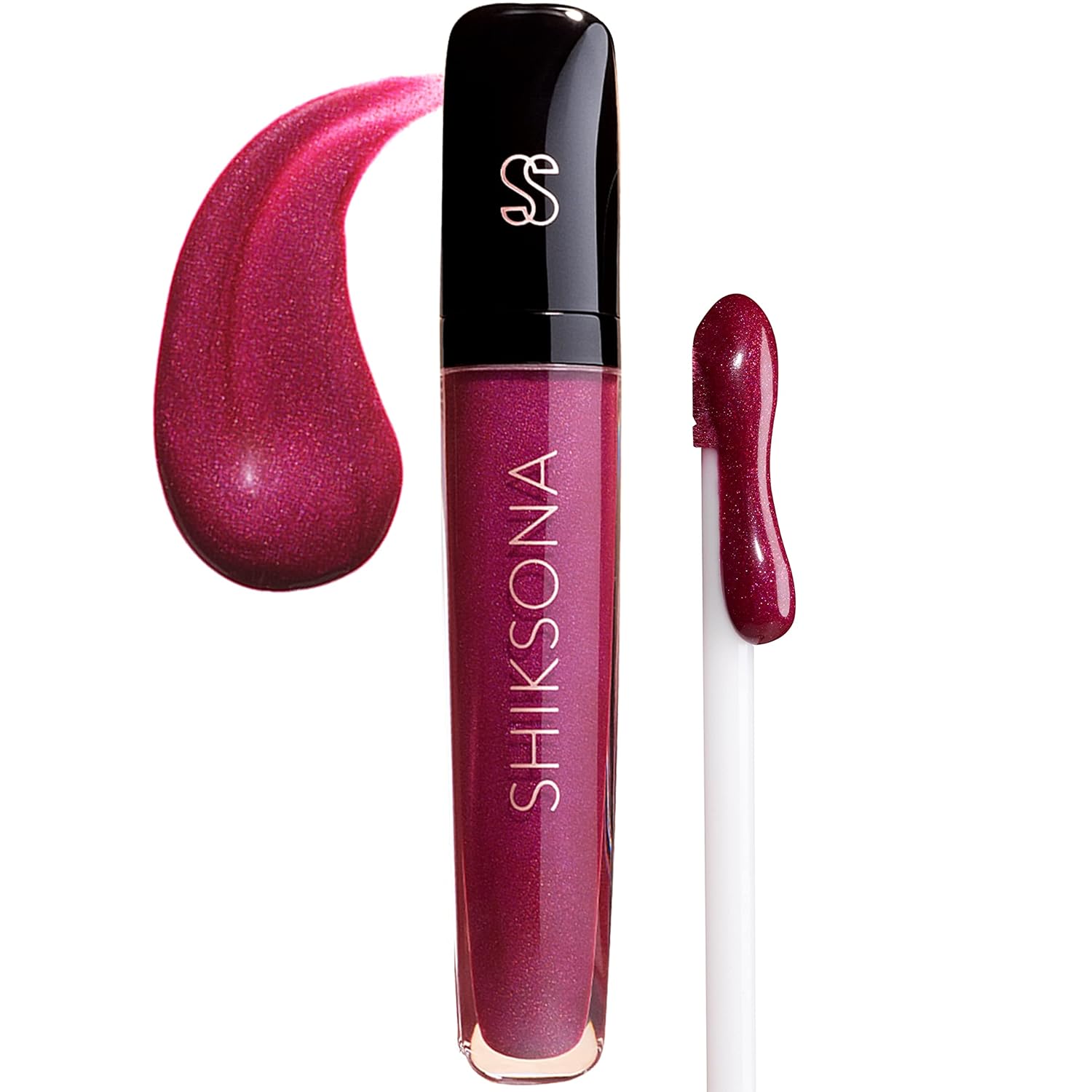 High Shine Lip Gloss | Hydrating, Vegan, High Pigment, Non-Sticky Lipgloss in a Timeless, Universal Color | Executive Eye Candy (Plum)-Velvo Beauty