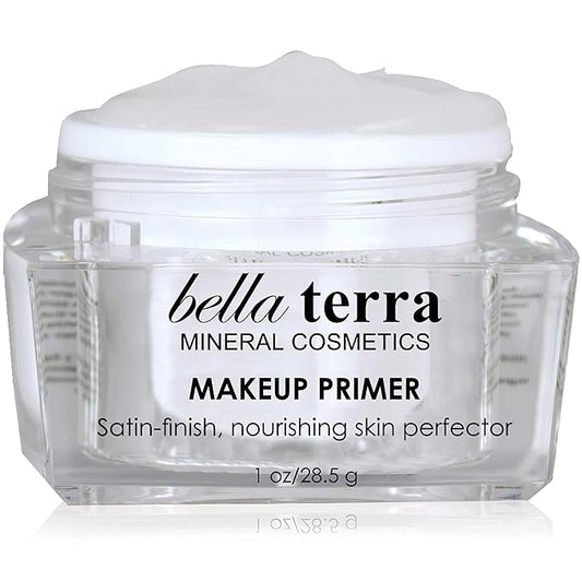 Bellaterra Cosmetics Makeup Primer – Hydrating Gel Base for Delicate & Mature Skin – Vegan, Fragrance-Free Formula – Seamless Texture, Works with Liquid & Powder Foundation or Tinted Moisturizers-Velvo Beauty