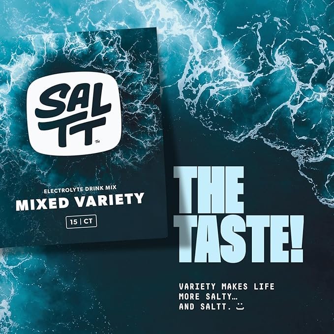 Keto Chow SALTT Electrolytes Powder Packets, All Things Mixed Variety Pack (15 Packets) - Magnesium, Potassium, Sodium, Trace Minerals - Vegan & Gluten Free - Travel Essentials - Made in USA-Velvo Beauty