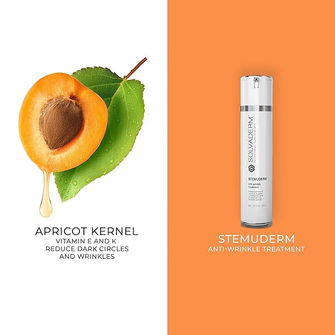 Stemuderm Face & Eye Cream - Anti Aging Skincare - Daily Moisturizer for Fine Lines, Wrinkles & Eyebags - Supports Natural Production of Collagen & Elastin - Organic Plant Based Stem Cells - 1.7 fl oz-Velvo Beauty