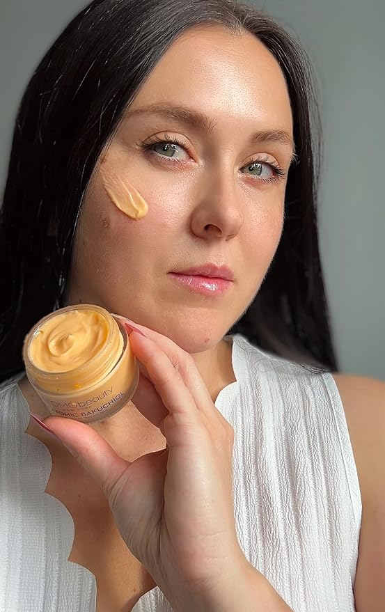 MY ATOMIC BAKUCHIOL Cream for Eyes, Face and Neck – Bakuchiol + Purified Quinoa Seed Polysaccharides | Anti-Aging, Lifting & Brightening | Retinol Alternative | Vegan & Dermatologically Tested – 45ml-Velvo Beauty