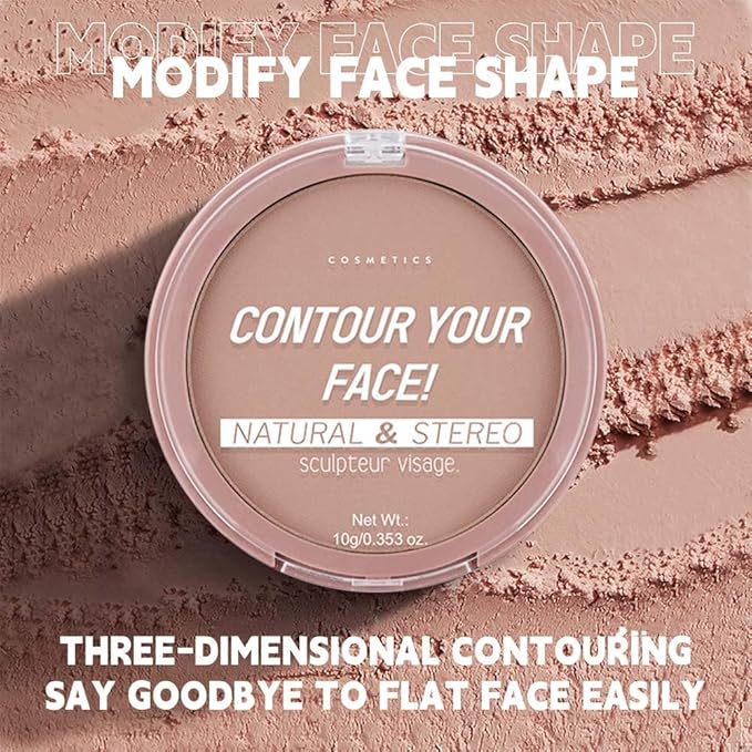 Matte Warm Brown Cream Contour Palette – Lightweight, Blendable Monochrome Powder Base for All Skin Tones, Face Makeup for Women & Men, Vegan & Cruelty-Free, Paleta de Contorno en Crema Mate 01-Velvo Beauty