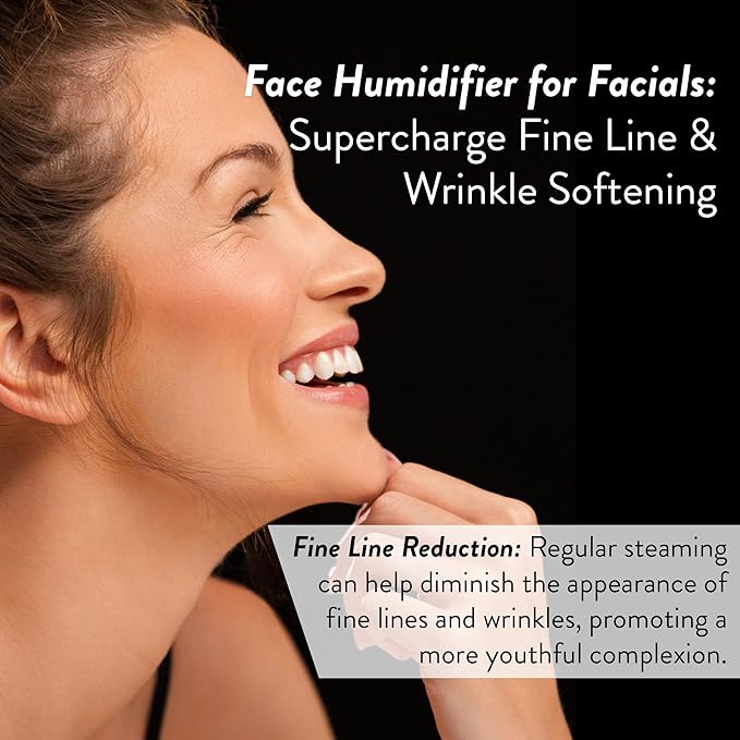 Facial Steamer SPA+ by Microderm GLO - Best Professional Nano Ionic Warm Mist, Home Face Sauna, Portable Humidifier Machine, Deep Clean & Tighten Skin, Daily Hydration for Maximum Serum Absorption-Velvo Beauty