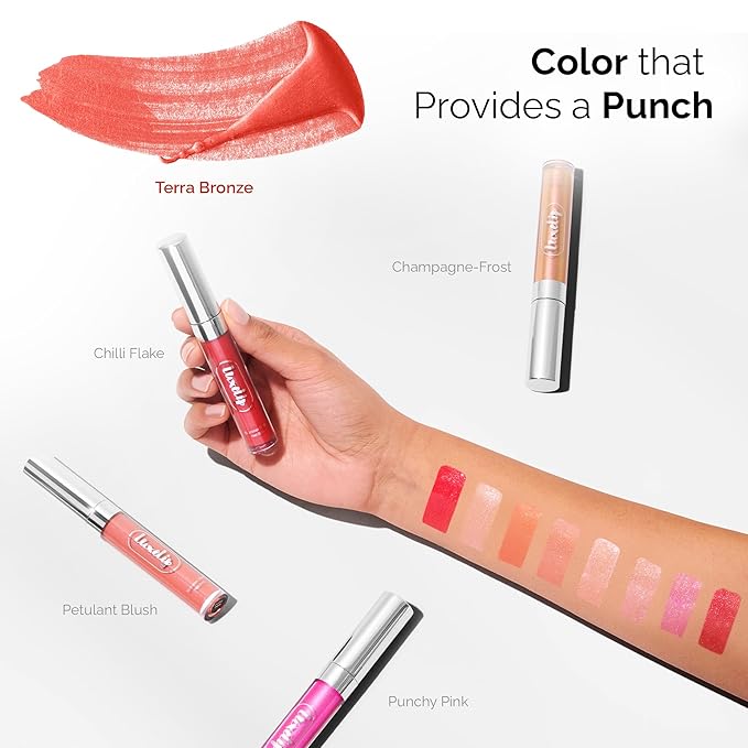 LuxeLip™ Matte Lipstick, Hydrating Non-Sticky Lip Gloss for Luminous Shine & Moisturized Lips, Lightweight, Long-Lasting Glossy Finish, Cruelty-Free Lip Makeup for Women (Terra Bronze, 8ml)-Velvo Beauty