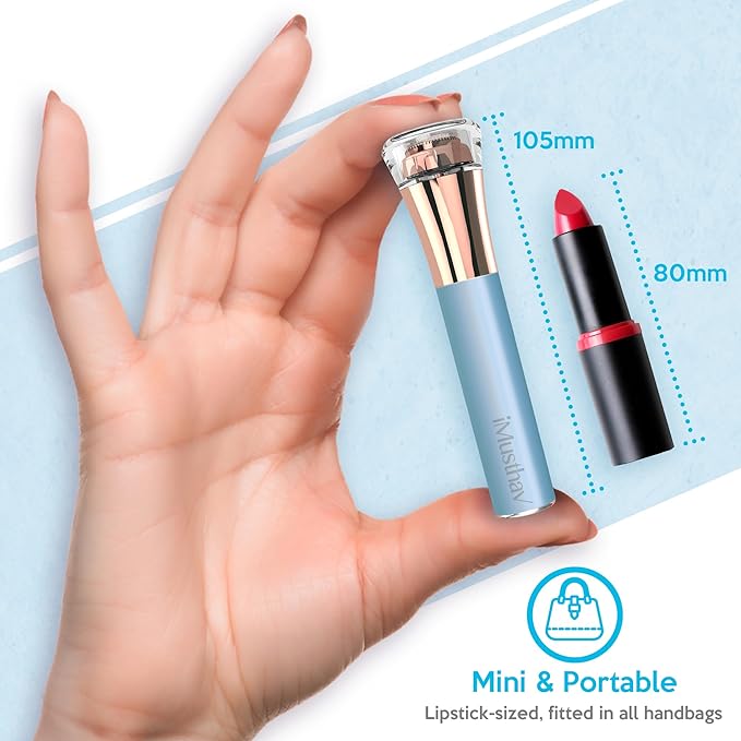 Flawless Facial Hair Remover for Women Painless Electric Razor Epilator Trimmer Shaver with 18K Gold-Plated, 16mm Dual Ring Floating Head, USB Rechargeable, 360° LED for Face Lip Hair Removal-Velvo Beauty