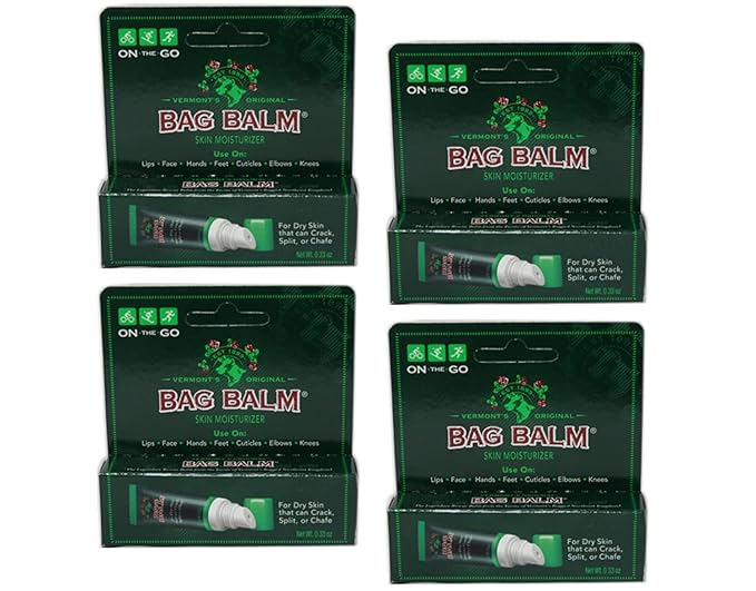 Bag Balm - 0.33 Ounce On-the-Go Tube (4-Pack)-Velvo Beauty