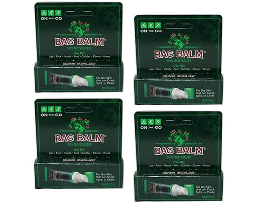 Bag Balm - 0.33 Ounce On-the-Go Tube (4-Pack)-Velvo Beauty