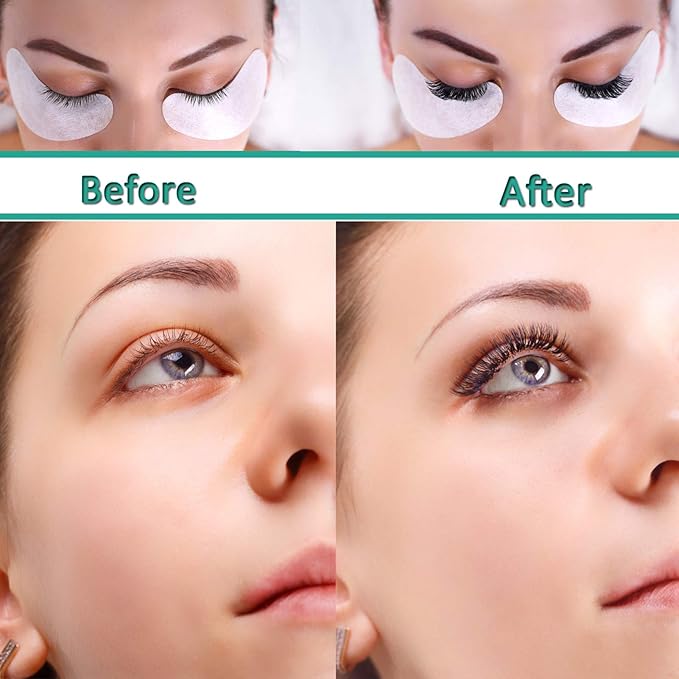 50 Pairs Under Eye Pads, Eyelash Extension Gel Patches, Lint Free DIY False Lash Extension Beauty Makeup Hydrogel Gel Eye Patches-Velvo Beauty