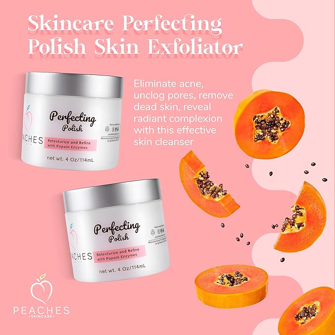 Vegan Exfoliating Scrub – Gentle Face Exfoliator for Delicate Skin with Sugar, Lavender, and Arnica Montana – Helps Improve Skin Texture and Clarity – Perfecting Polish (4 oz)-Velvo Beauty