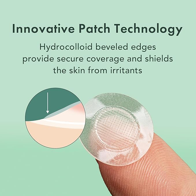 Rael Pimple Patches, Miracle Microcrystal Spot Cover - Hydrocolloid Acne Patch with Tea Tree Oil, Early Stage Zits and Blemish, Korean Skin Care, Vegan, Cruelty Free (27 Count)-Velvo Beauty