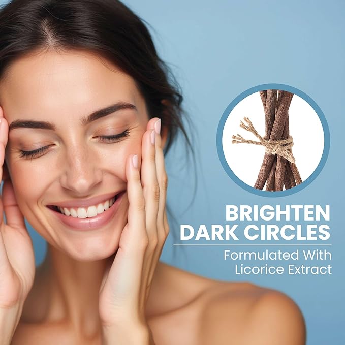 Anti-Aging Eye Gel - Luxurious Hydrating Under Eye Cream For Dark Circles and Puffiness, Bags, Crows Feet, Wrinkles - With Hyaluronic Acid & Skin-Firming Peptides Serum 2 oz (2 Pack)-Velvo Beauty