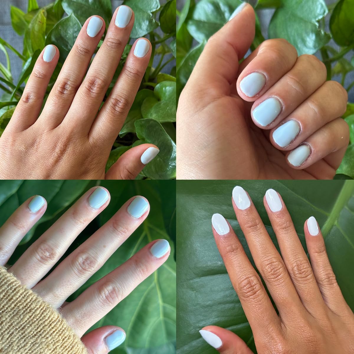 Olive & June Gel Polish | UV LED Nail Lamp Needed | Long Lasting Formula | Up to 21 Days of Wear | No Damage Removal|Salon-Quality Manicure Pedicure at Home|Vegan HEMA-Free Cruelty-Free| BP Icy Blue-Velvo Beauty
