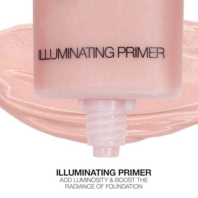 Palladio I'm Glowing Illuminating Primer, Pearly Pink Makeup Primer for Face, Contains Aloe Vera, Grape Seed Oil, Green Tea, Brightens Complexion, Combats Wrinkles, Fine Lines & Pores-Velvo Beauty