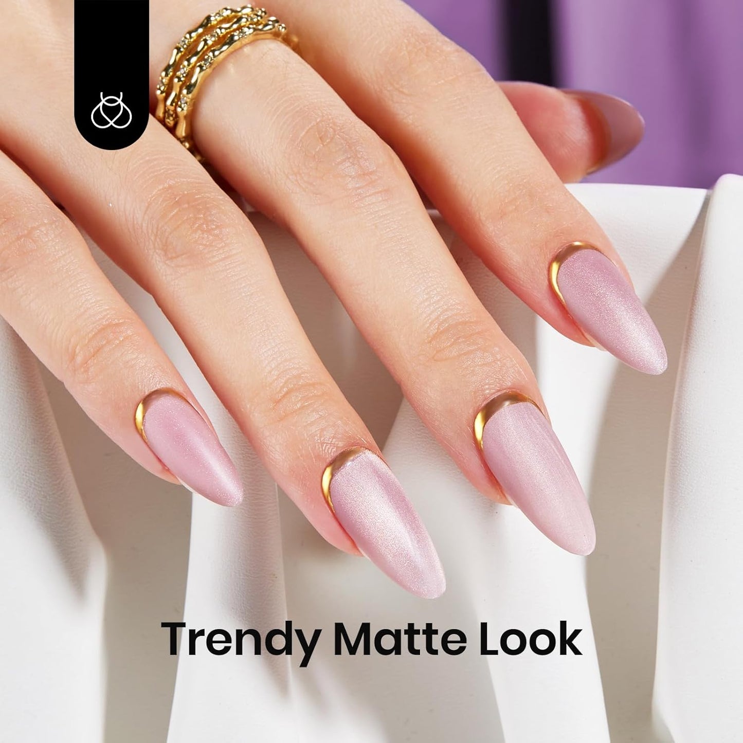 Beetles 15 ml Matte Gel Top Coat, Chrome Proof Matte Top Coat Gel Nail Polish No Wipe Low‑Odor Compatible with UV/LED Lamps Long Lasting 21 Days+ Finish Diy at Home-Velvo Beauty