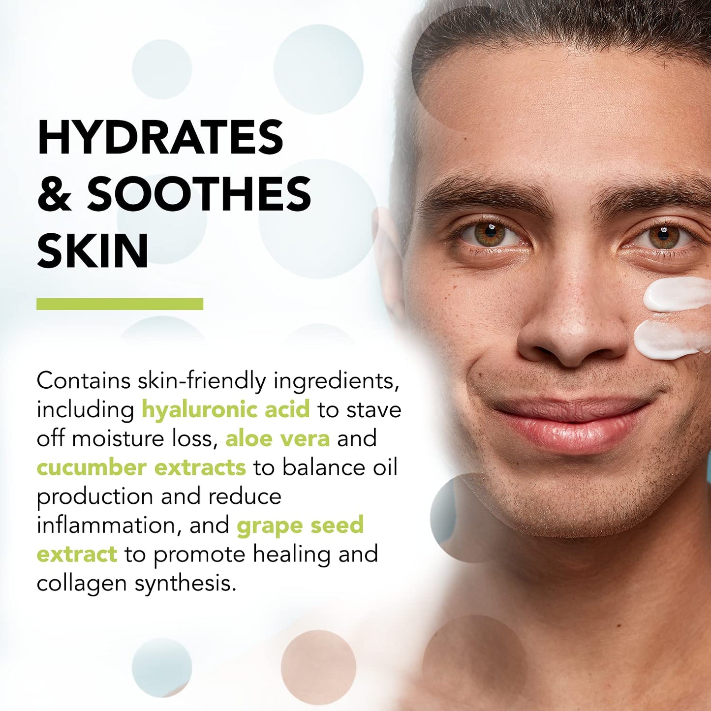 humane Oil-Free Daily Lightweight Face Moisturizer for Acne-Prone Skin - 4 Fl Oz - Gentle for All Skin Types - With Soothing Antioxidants Like Aloe Vera, Hyaluronic Acid, Cucumber and Grapeseed-Velvo Beauty