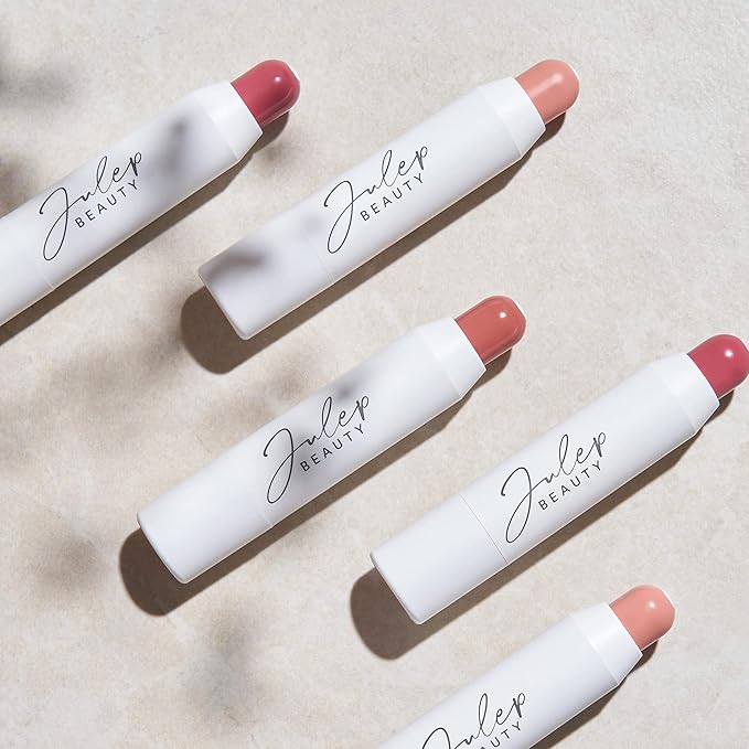 Julep It's Balm: Tinted Lip Balm + Buildable Lip Color - Vintage Mauve, Sheer Iridescence, 90's Neutral - Natural Gloss Finish - Hydrating Vitamin E Core - Vegan-Velvo Beauty