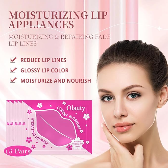 30 Pairs Lip Masks & Eye Mask, 24K Gold Gel Crystal Collagen Eye Patches for Puffy Eyes and Dark Circles Eyes, Effectively Nourishes the Lip & Eye Skin, Reducing Wrinkles and Fine Lines-Velvo Beauty