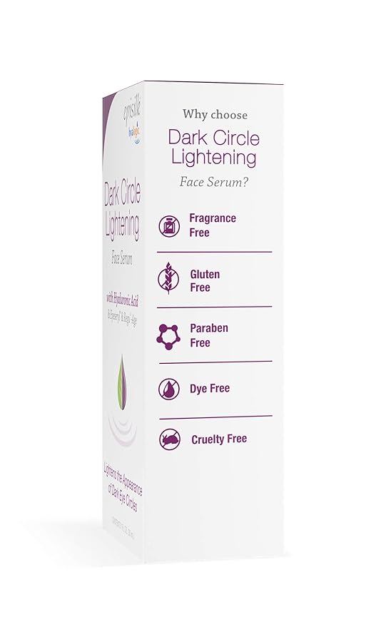Hyalogic Dark Circle Lightening Face Serum - Treat Under Eye Dark Circles w/Hyaluronic Acid, Eveseryl & Regu-Age - Soothe, Nourish & Rejuvenate Skin - 1oz-Velvo Beauty