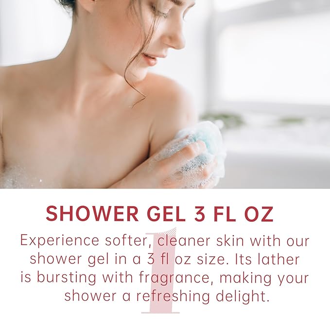 Bath Gift for Women and Girls, Japanese Cherry Blossom Spa Set With Natural Extracts, 3PCS Set - Shower Gel, Lotion, Mist, Personal Self Care Kit, Body Care Travel Set-Velvo Beauty