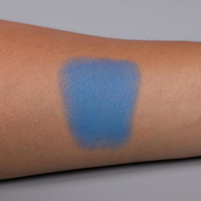 IS'MINE Single Blue Matte Eyeshadow Powder Palette High Pigment, Longwear, Intense Color Best Blue Eyeshadow-Velvo Beauty