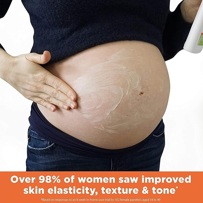 Palmer's Cocoa Butter Formula Massage Lotion For Stretch Marks, Pregnancy Skin Care, Belly Cream with Collagen, Elastin, Argan OIl and Shea Butter, 8.5 Ounces-Velvo Beauty