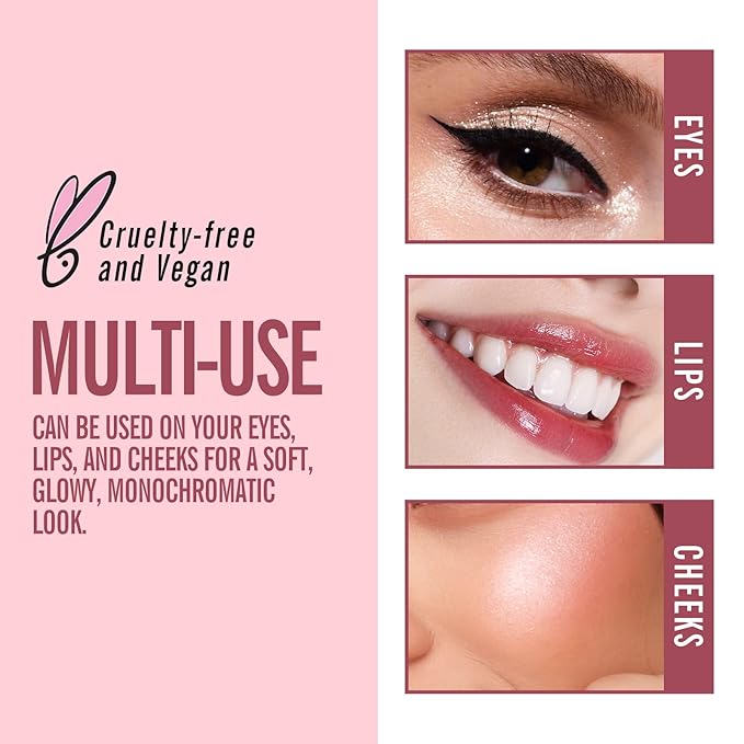 KIMUSE Multi Stick Trio Face Makeup, Cream Blush Stick for Cheeks & Lips, Contour Stick & Highlighter Makeup Sticks for All Skin-Velvo Beauty