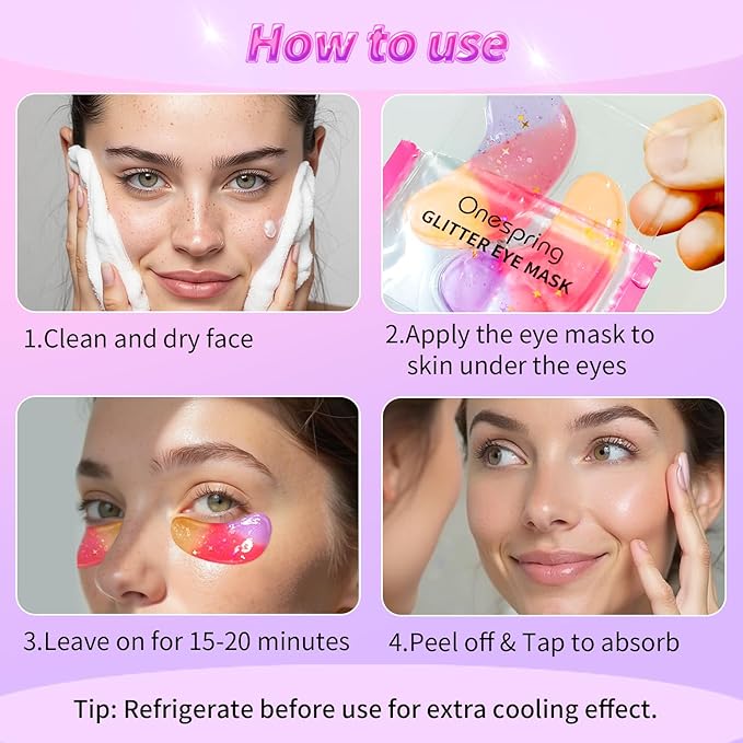 Eye Masks (24 Pairs) - Gift for Her - Under Eye Patches for Dark Circles, Puffiness, Wrinkles, Soothing & Hydrating, Skincare Eye Gel Pads, Beauty Essential for Women, Bridesmaid Gifts-Velvo Beauty