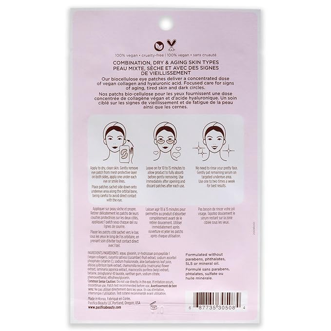 Pacifica Vegan Collagen Hydro-Treatment Undereye and Smile Lines 0.23 oz-Velvo Beauty