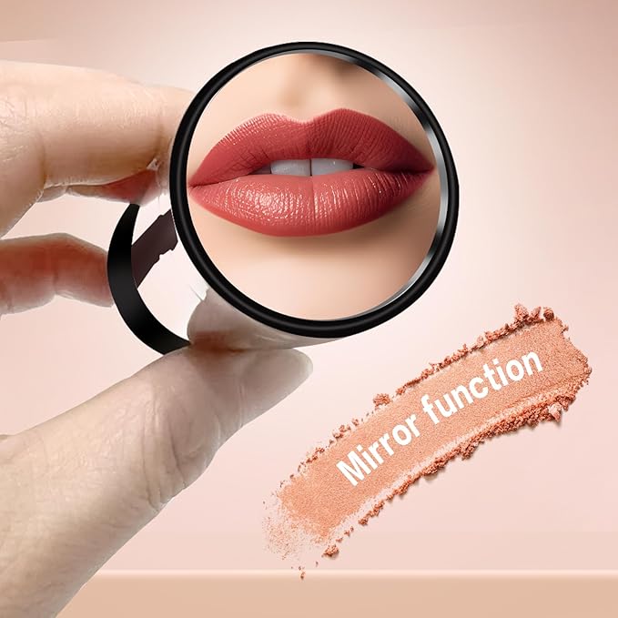 Portable Professional Makeup Kit,Mini Professional Makeup Kit Eyeshadow Palette Lip Gloss Concealer,Lipstick shape and size,7 Color-Velvo Beauty