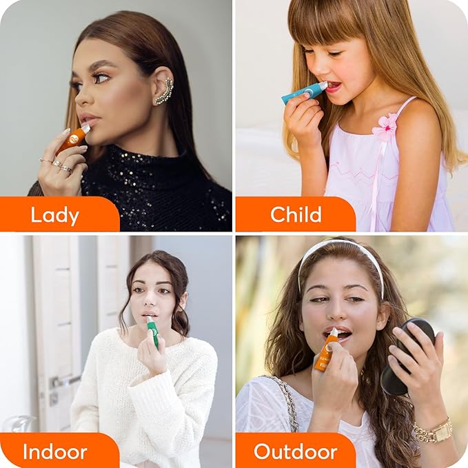 Lip Sunscreen Moisturizing and Repair Package SPF 30 - Summer Long Lasting Moisturized, Smooth and Repaired Lips - 3 Flavors (Pack of 9: 3 moisturizing+ 3 repairing+ 3 SPF) Mother's Day Gifts-Velvo Beauty