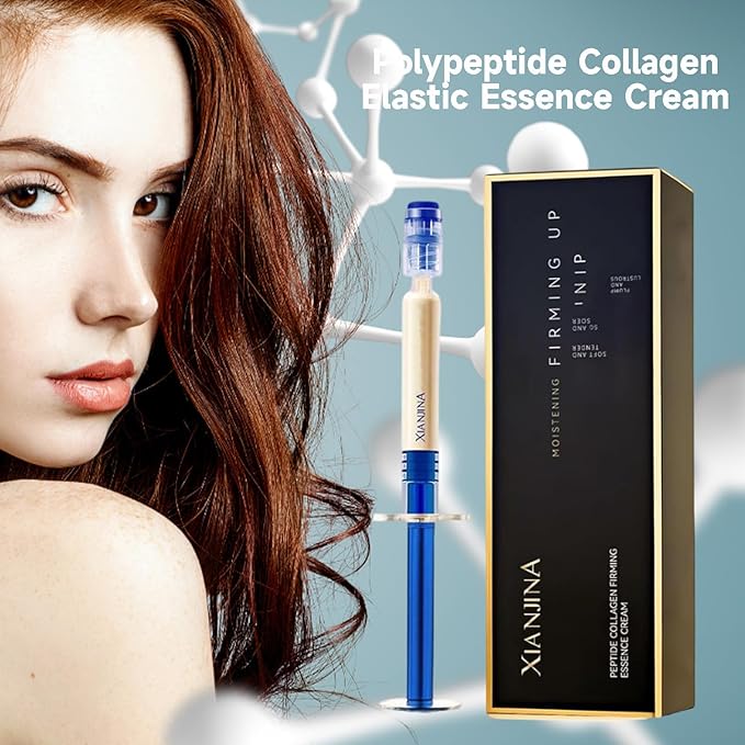 Polypeptide Collagen Elastic Essence Cream - Xianjina Anti-Wrinkle Firming Face Lotion for Women with Micro-Molecular Peptides (4PC)-Velvo Beauty