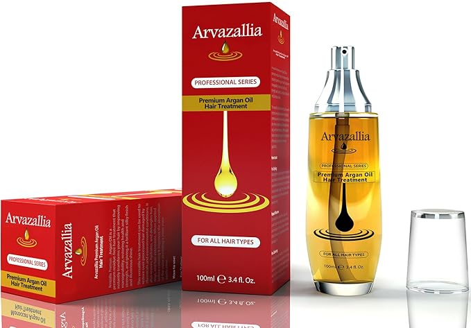 Arvazallia Argan Oil for Hair Treatment Leave in Treatment & Conditioner-Velvo Beauty