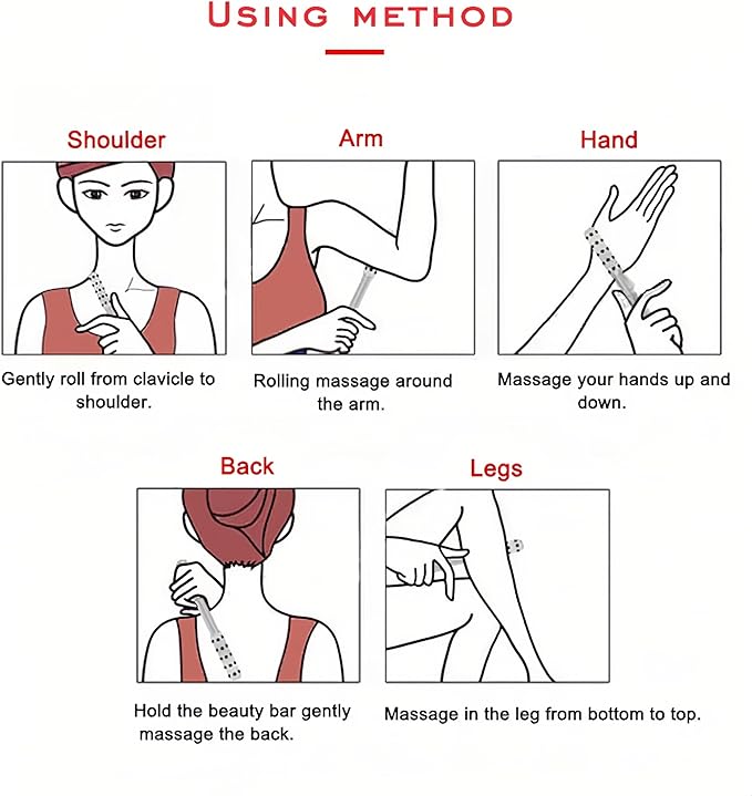 Beauty Sculptor Roller – 30 Germanium Massage Nodes for Facial Massager & Glow | Compact Beauty Tool for Lifting and Skin Care,Facial Roller (Purple, 1 PCS)-Velvo Beauty