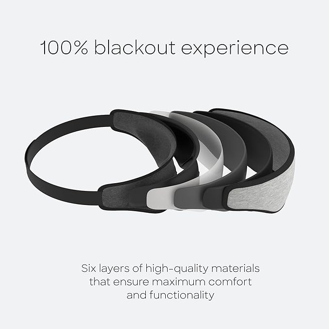 Ostrichpillow Eye Mask, Sleep Mask for Men Women 100% Blackout, No Pressure On Eyes, Soft & Breathable, Adjustable Fit, Travel Bag Included-Velvo Beauty