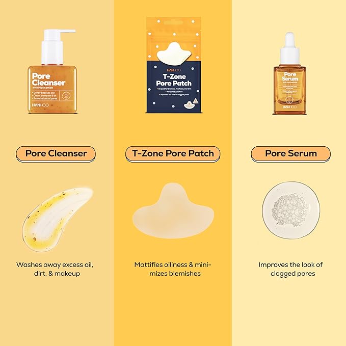 Hanhoo Pore Cleanser with Niacinamide, 6.76 Fl. Oz., 2-in-1 Facial Cleanser and Mask, with Niacinamide and Salicylic Acid, Clears Clogged Pores, Makeup-Remover, Exfoliating Face Wash, Korean Skincare-Velvo Beauty