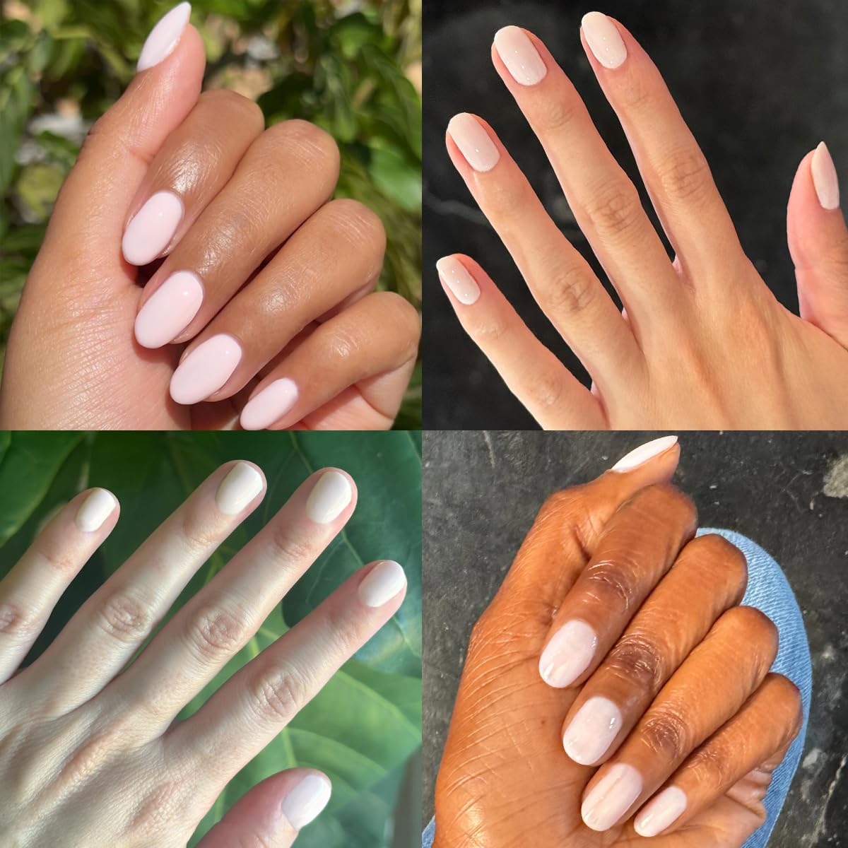 Olive & June Gel Polish | UV LED Nail Lamp Needed | Long Lasting Formula | Up to 21 Days of Wear | Damage-Free Removal | Salon-Quality Manicure, Pedicure at Home | GH | Baby Pink-Velvo Beauty