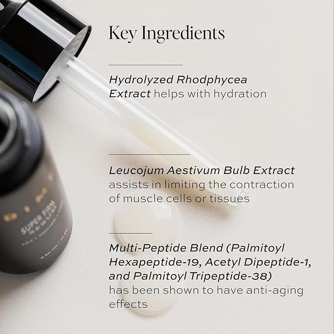 DIME Beauty Super Firm Facial Serum, Anti-Aging Firming Face Serum with Niacinamide for Fine Lines and Wrinkles, .50 oz / 15 mL-Velvo Beauty