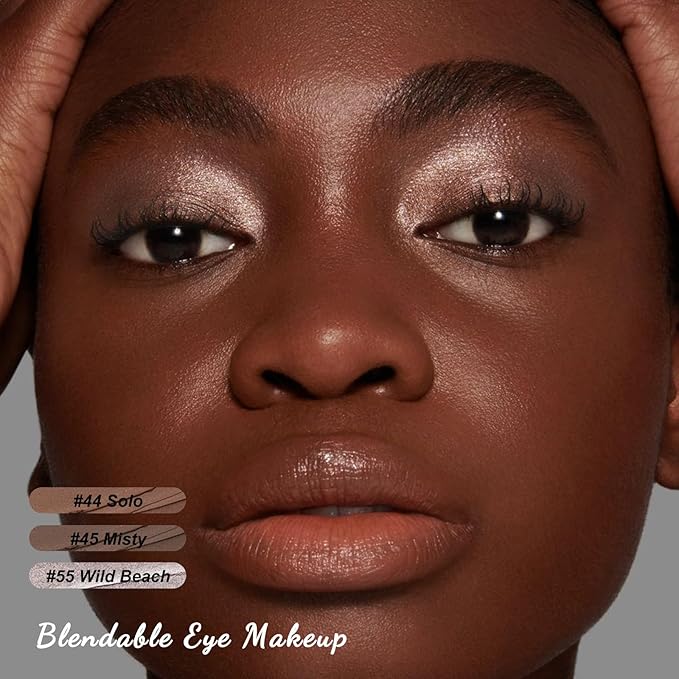 FOCALLURE 3PCS Cream Eyeshadow Stick Sets,Matte and Shimmer Eye Brightener, High Pigmented Crease-proof Pencil,Long Lasting Eye Shadow Highlighter Makeup,Silver Mocha-Velvo Beauty