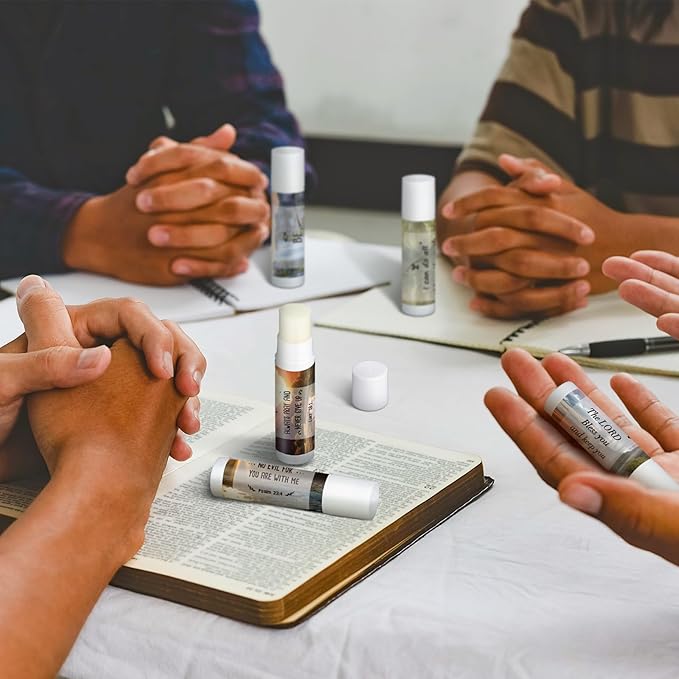 50 Pcs Lip Balm with Scripture Religious Lip Balm for Women Christian Lip Balms Bulk Gifts Faith Bible Verse Scripture Inspirational Gift Party Favors for Women Coworkers 10 Styles-Velvo Beauty