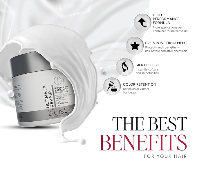 Ultimate Repair Mask with Collagen & Keratin for Damaged Hair - Hydration Deep Treatment for Dry Hair - Frizz Control & Nourishment Mask with Bamboo & Avocado Oil 500Ml-Velvo Beauty